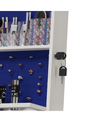 360° Swivel Jewelry Cabinet with Full Length Mirror