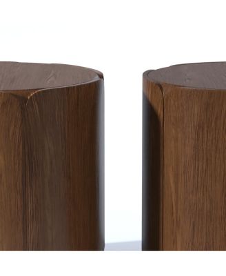 Set of 2 Outdoor Round Side Table