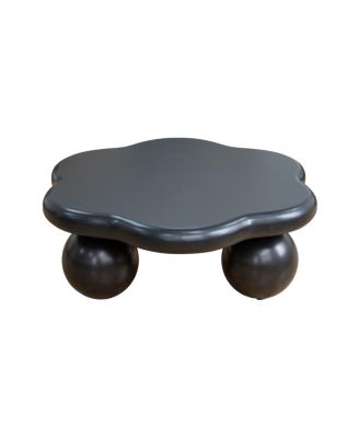 35" Cloud Shaped Coffee Table, Petal-Shaped Modern Minimalist Coffee Table