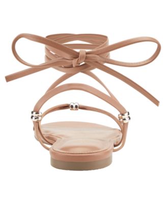 Women's Este Leather Strappy Tie-Up Sandals
