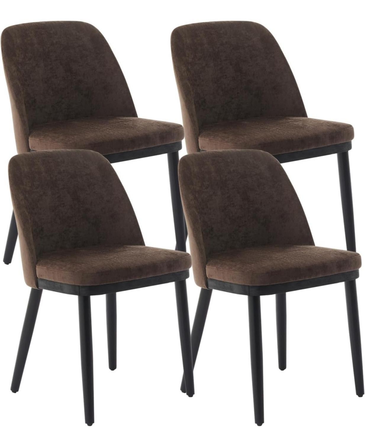 gaomon Upholstered Dining Chairs Set of 6, Modern Kitchen Chairs with Thick Cushions