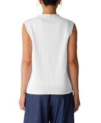 Women's V-Neck Sleeveless Vest, Regular & Plus Size