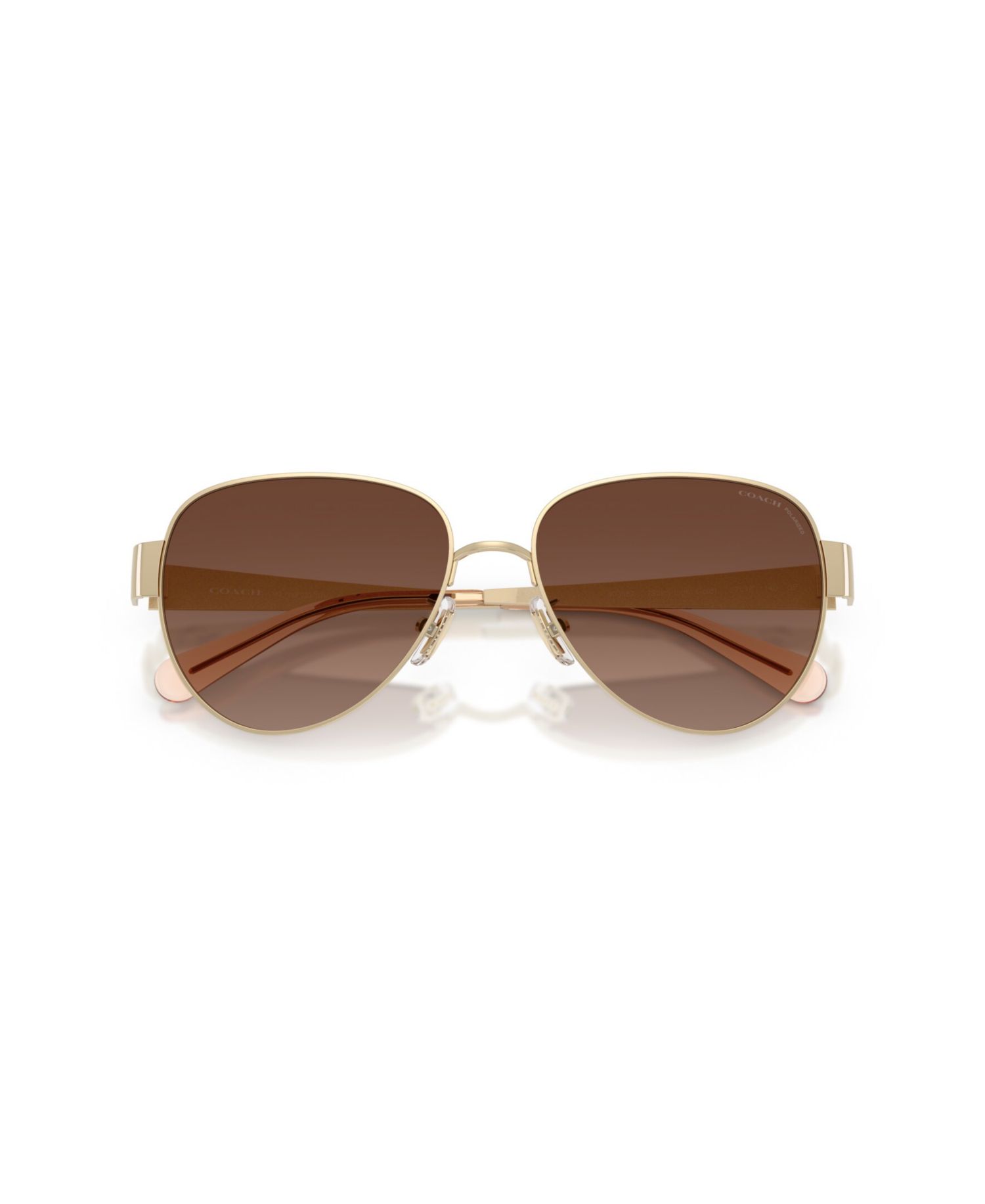 Women's Pilot Polarized Sunglasses, CDP37 HC7186