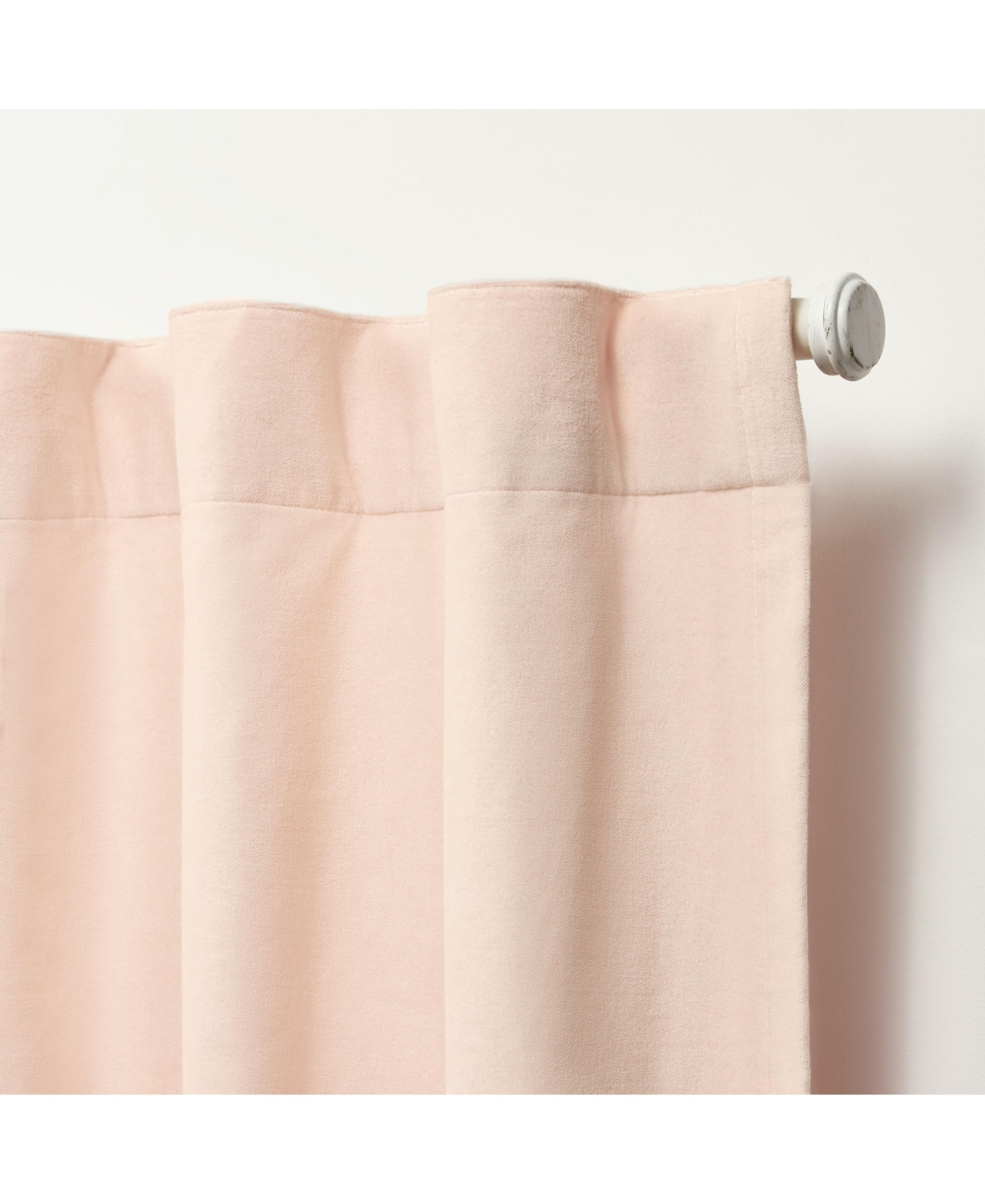 Lauren Ralph Lauren Velvety Room Darkening Back Tab Rod Pocket Curtain Panel