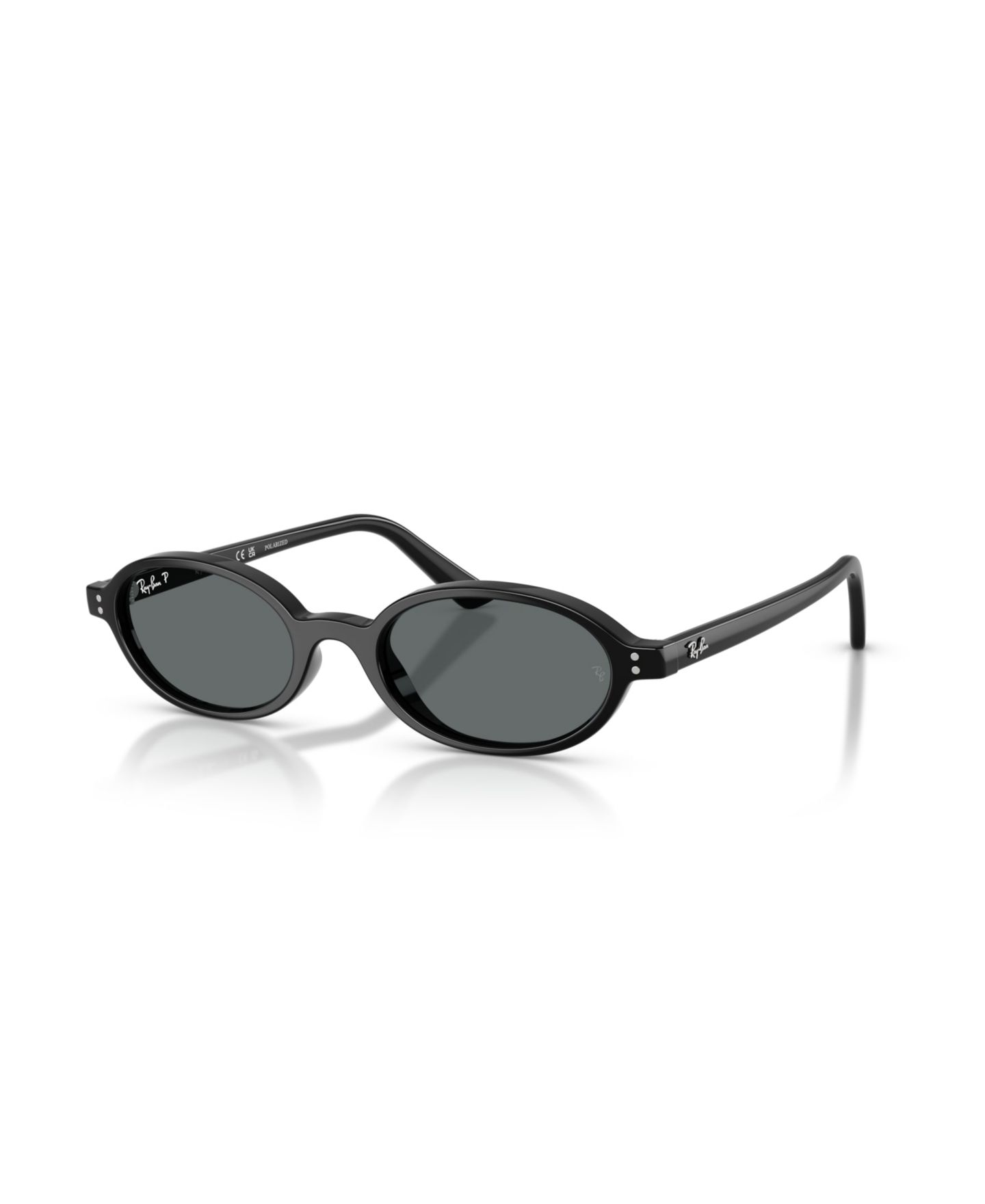 Поляризационные солнцезащитные очки Ray-Ban RB4472 унисекс, овальные — фото 1