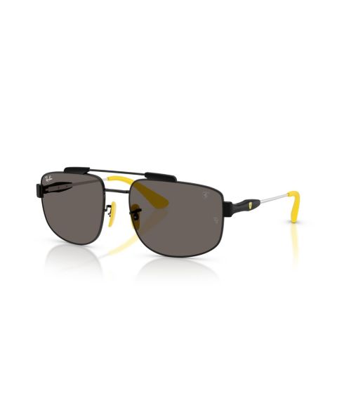 Солнцезащитные очки Ray-Ban Unisex Square Sunglasses, RB3789M, цвет: Чёрный