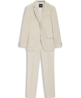 BOSS by Men's Micro-Patterned 2-Piece Slim-Fit Suit