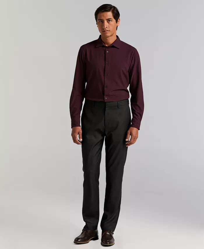 Men's Modern-Fit Sharkskin Dress Pants - thumbnail 9