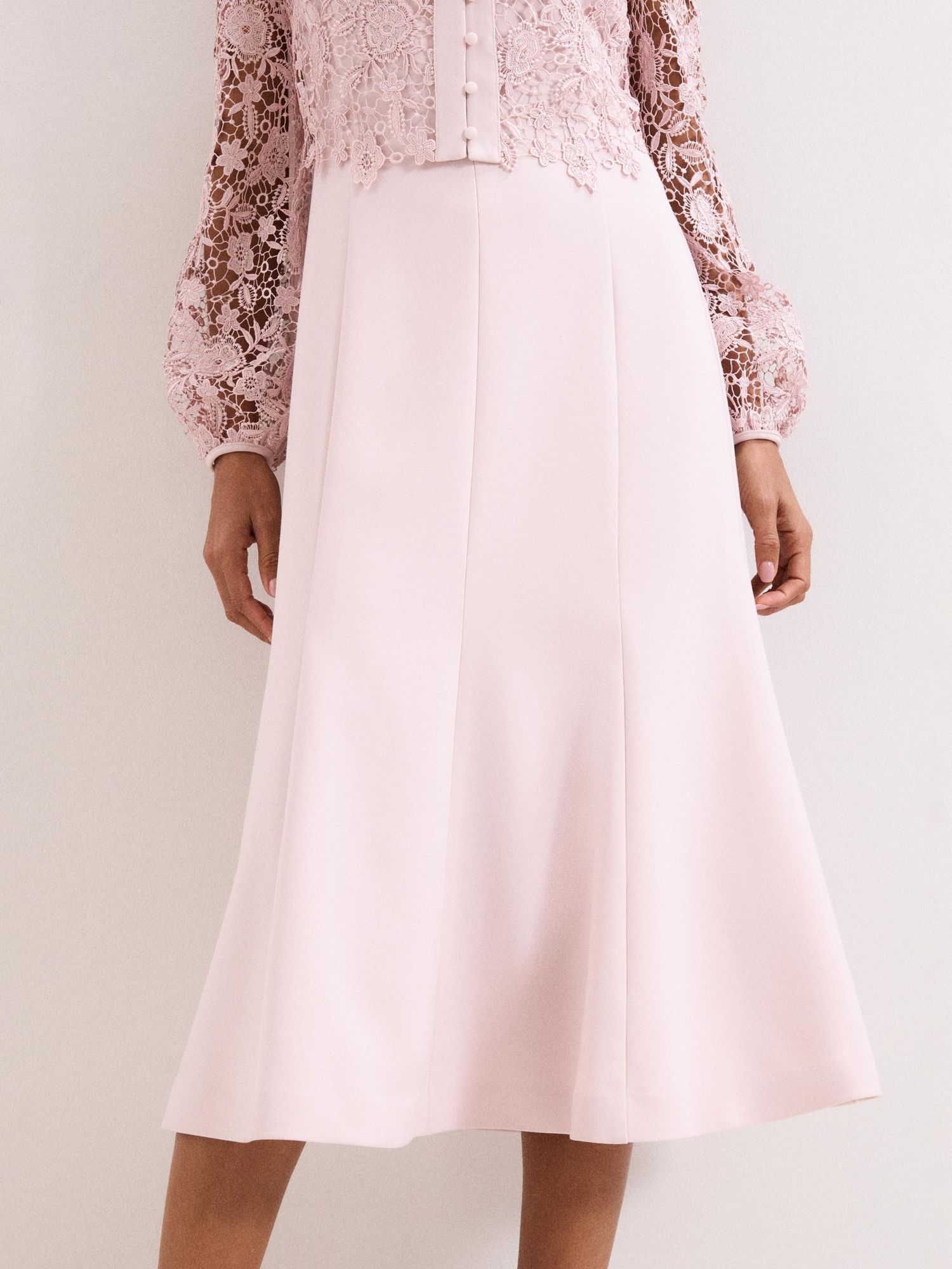 Women's Ayumi Part Lace Midi Dress