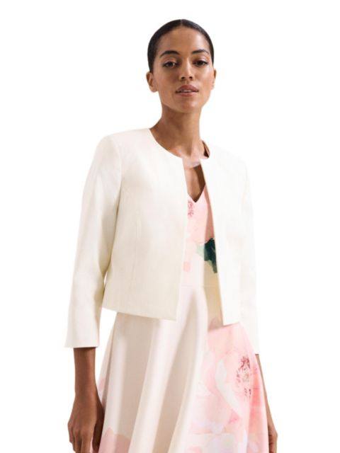 Женские куртки Phase Eight Women's Tailored Cropped Round Neck Jacket