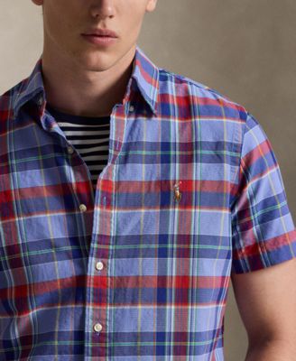 Men's Classic-Fit Short-Sleeve Oxford Shirt