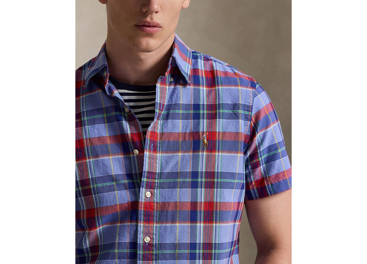 Men's Classic-Fit Short-Sleeve Oxford Shirt