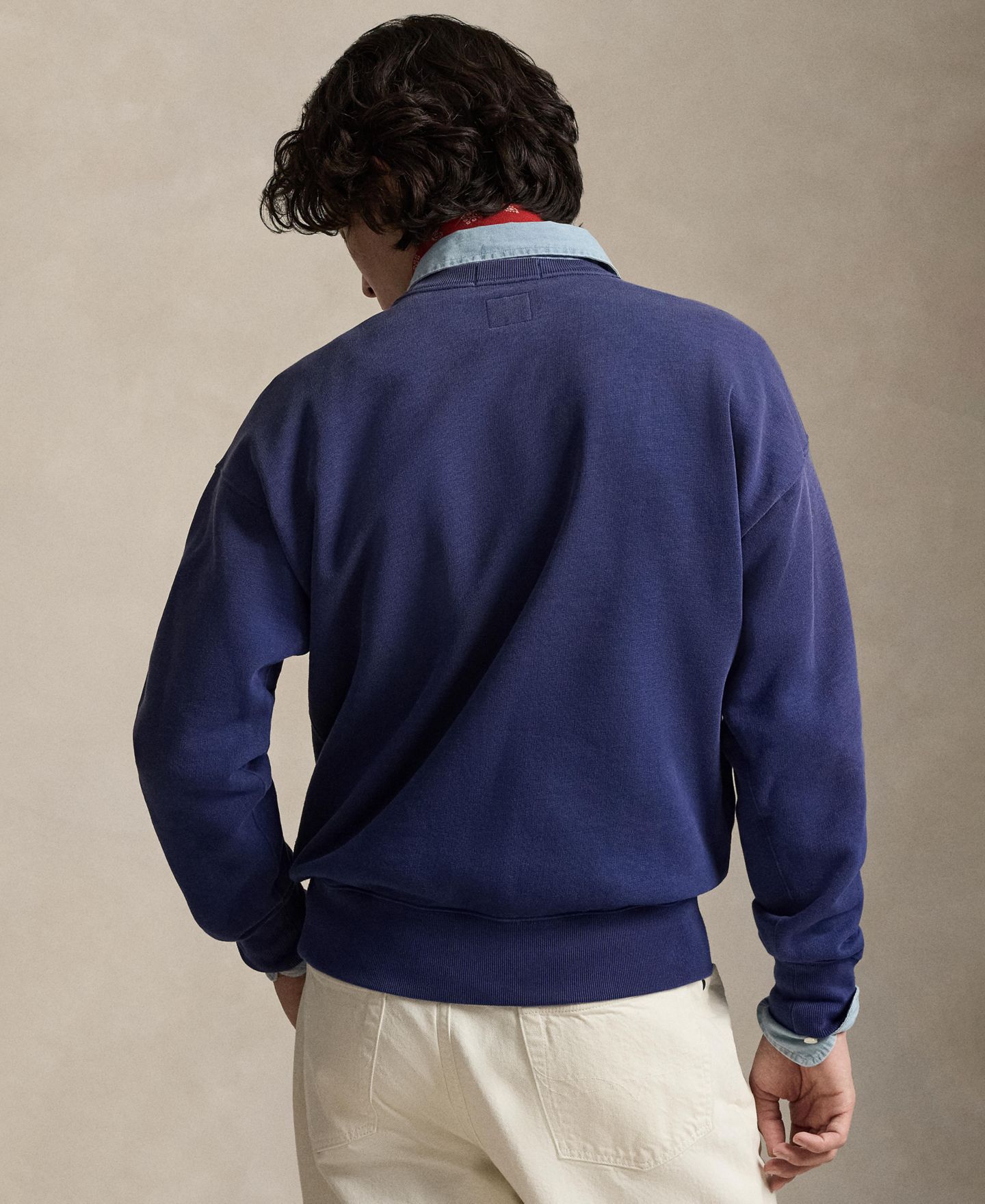 Мужская толстовка Polo Ralph Lauren Yankees Embroidered Fleece, цвет: Freshwater — фото 4