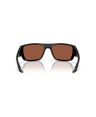 Men's Rectangle Finlet Polarized Sunglasses, 6S9118