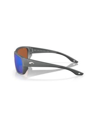 Men's Rectangle Tailfin Polarized Sunglasses, 6S9113