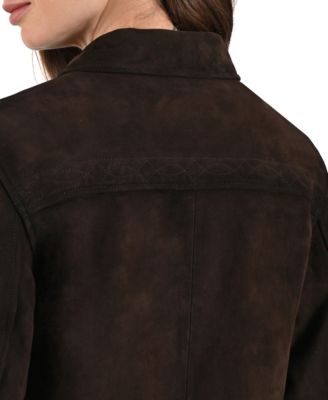 Women's Women s Goat Suede Jacket
