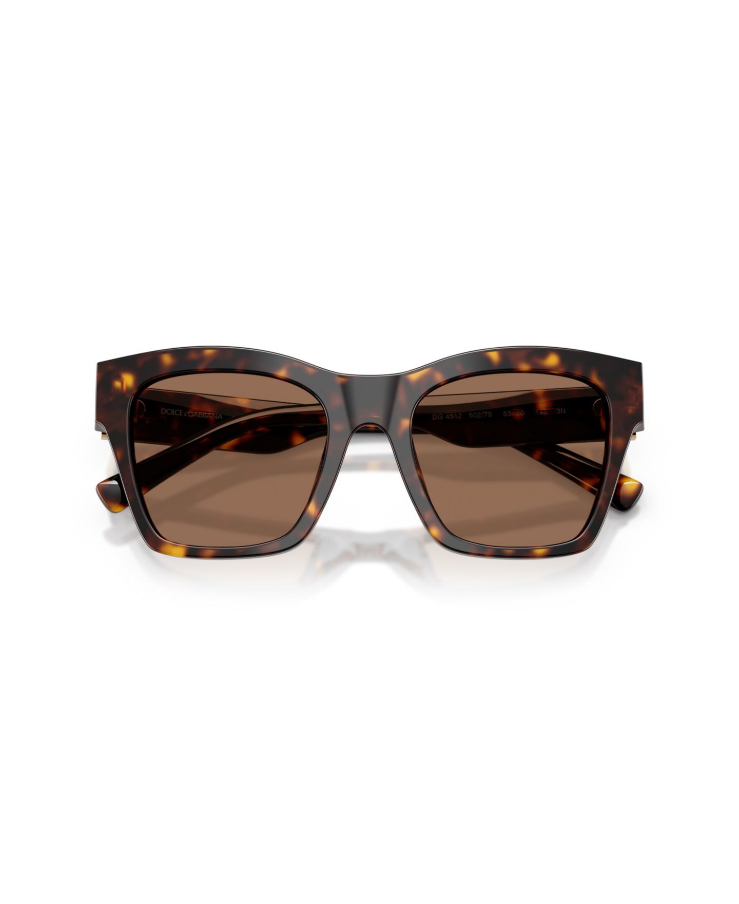 Женские солнцезащитные очки Dolce&Gabbana Square Sunglasses, DG4512, цвет: Чёрный, вариант 1 — фото 9
