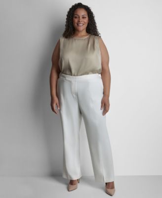 Plus Size Mid-Rise Ankle Pant