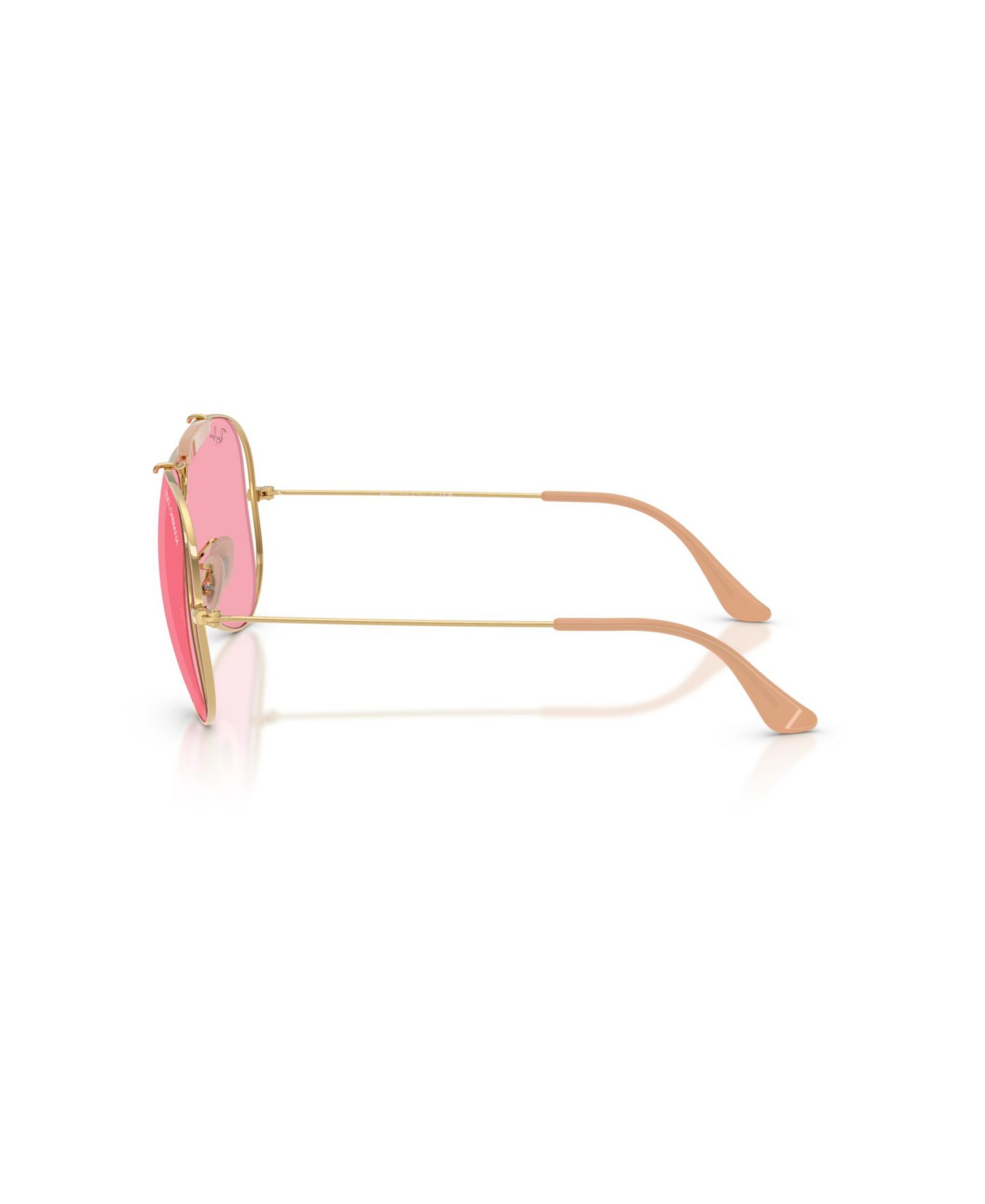 Солнцезащитные очки Ray-Ban Unisex Pilot Sunglasses, RB3138M, цвет: Золотой — фото 3