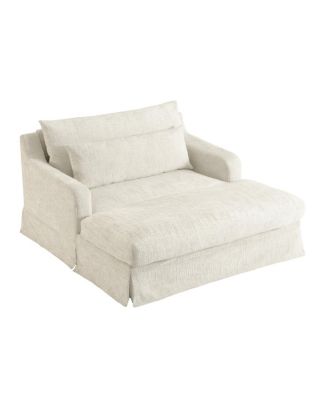 Chenille Sofa Bed, 59.5-Inch Sleeper Sofa, Loveseat.