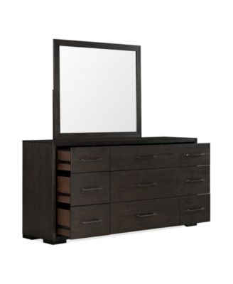 Ryder 35" Oak Veneer 9-Drawer Dresser