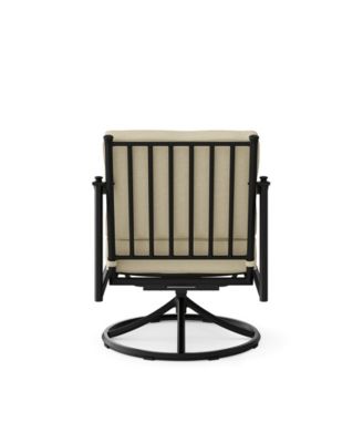 Wellington 35" Acrylic Swivel Rocker Club Chair