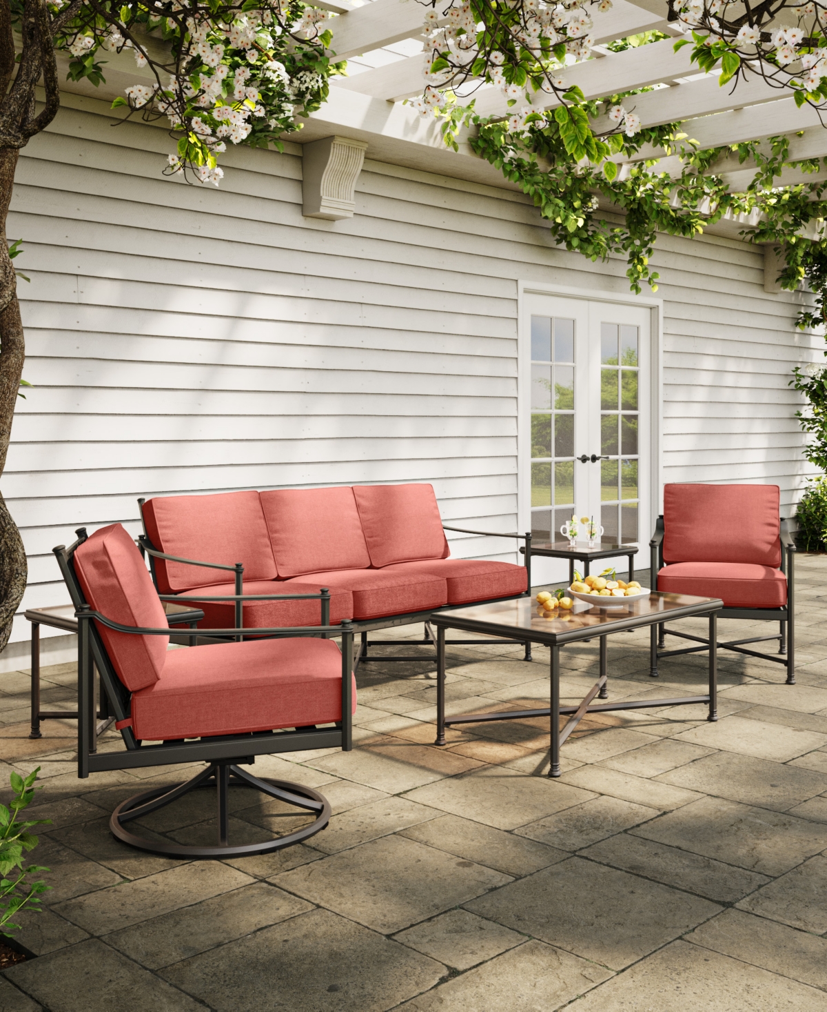 Agio Wellington 35" Acrylic Sofa, Created for Macy's