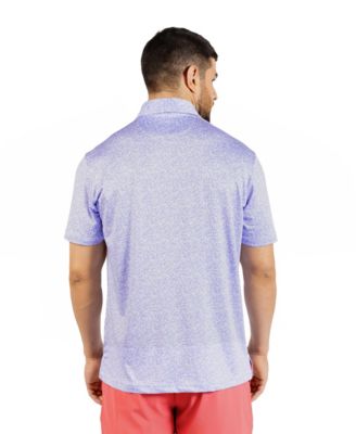 Men's Abstract Maze Printed Performance Polo