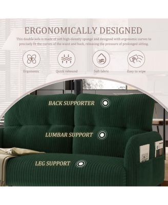 corduroy double sofa for living rooms & bedrooms