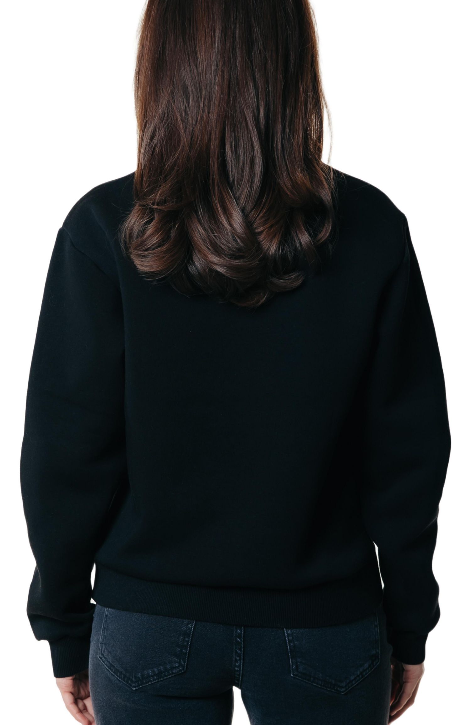 Women's Denim Patch Relaxed Sweat