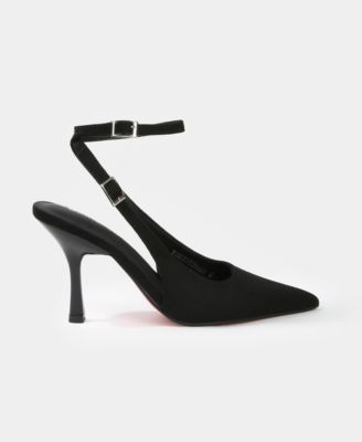 Vincentina Ankle Strap Slingback Heels