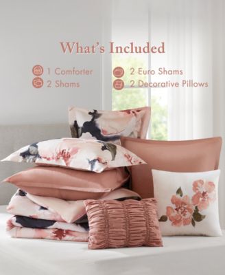 Shanti Breathable Textured All-Season 7-Pc. Comforter Set, Queen