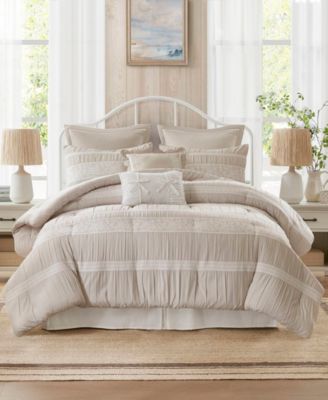 Perryn Jacquard 7-Pc. Comforter Set, Queen