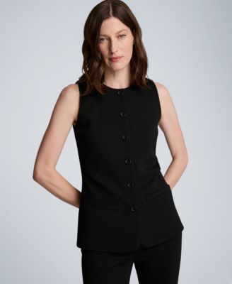 Women's Longline Crewneck Vest