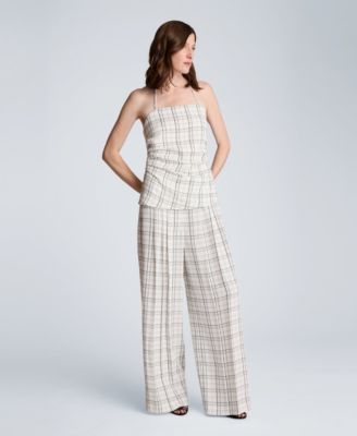 Women's Wide-Leg Triple Pleated Pants