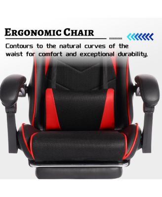 Streamdale Ergonomic Gaming Chair with Footrest & Lumbar Support