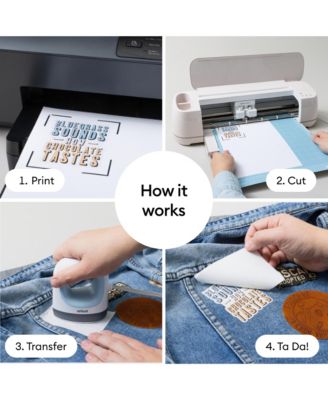 Sublimation Printable Iron-On Sheets - 8.5 in x 11 in (10 ct)