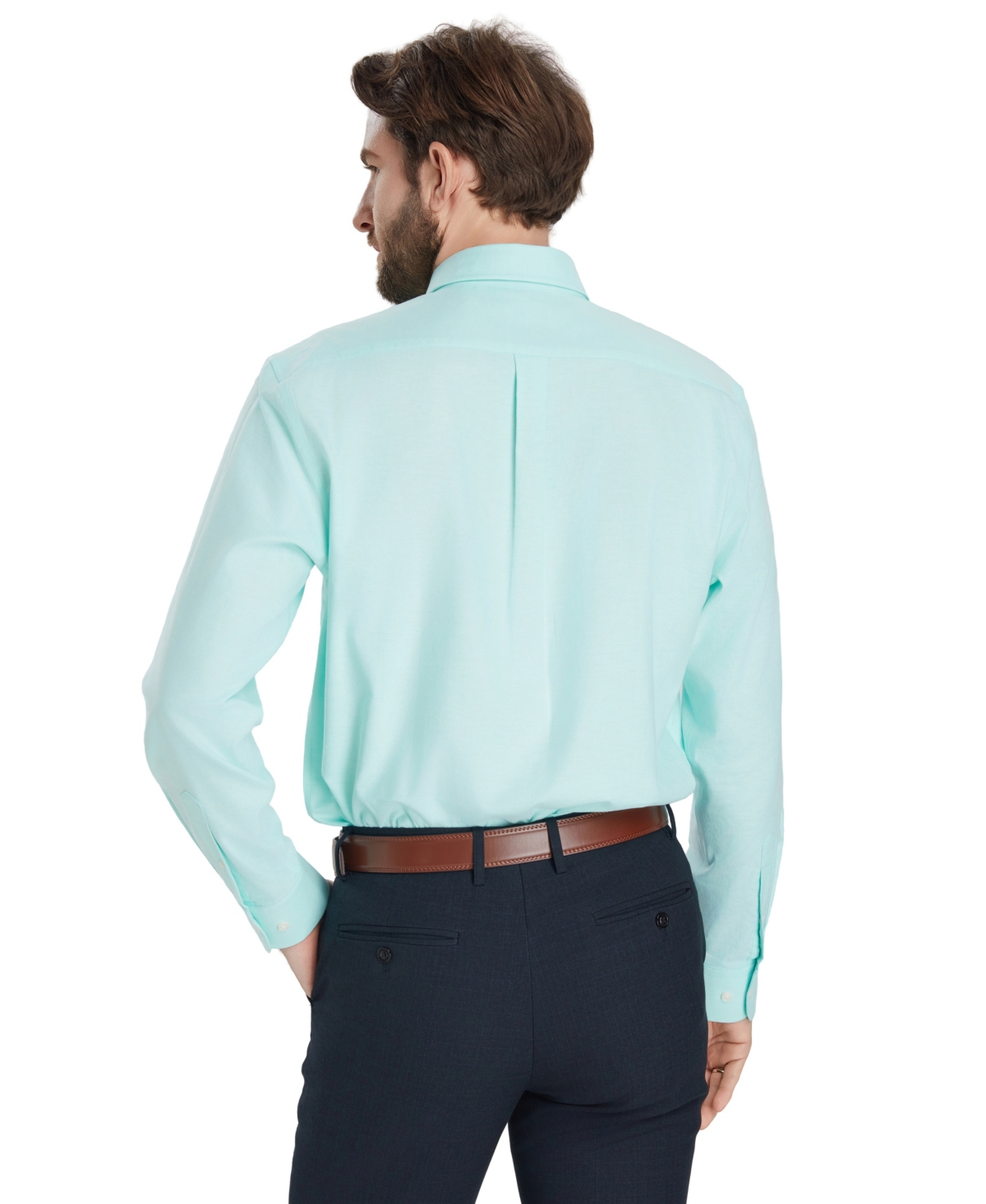 Club Room Men's Oxford Solid Dress Shirt, Macy's Exclusive