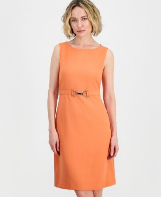 Women's Belted Sheath Dress