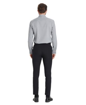 Men's Geometric Print Slim-Fit Dress Shirt