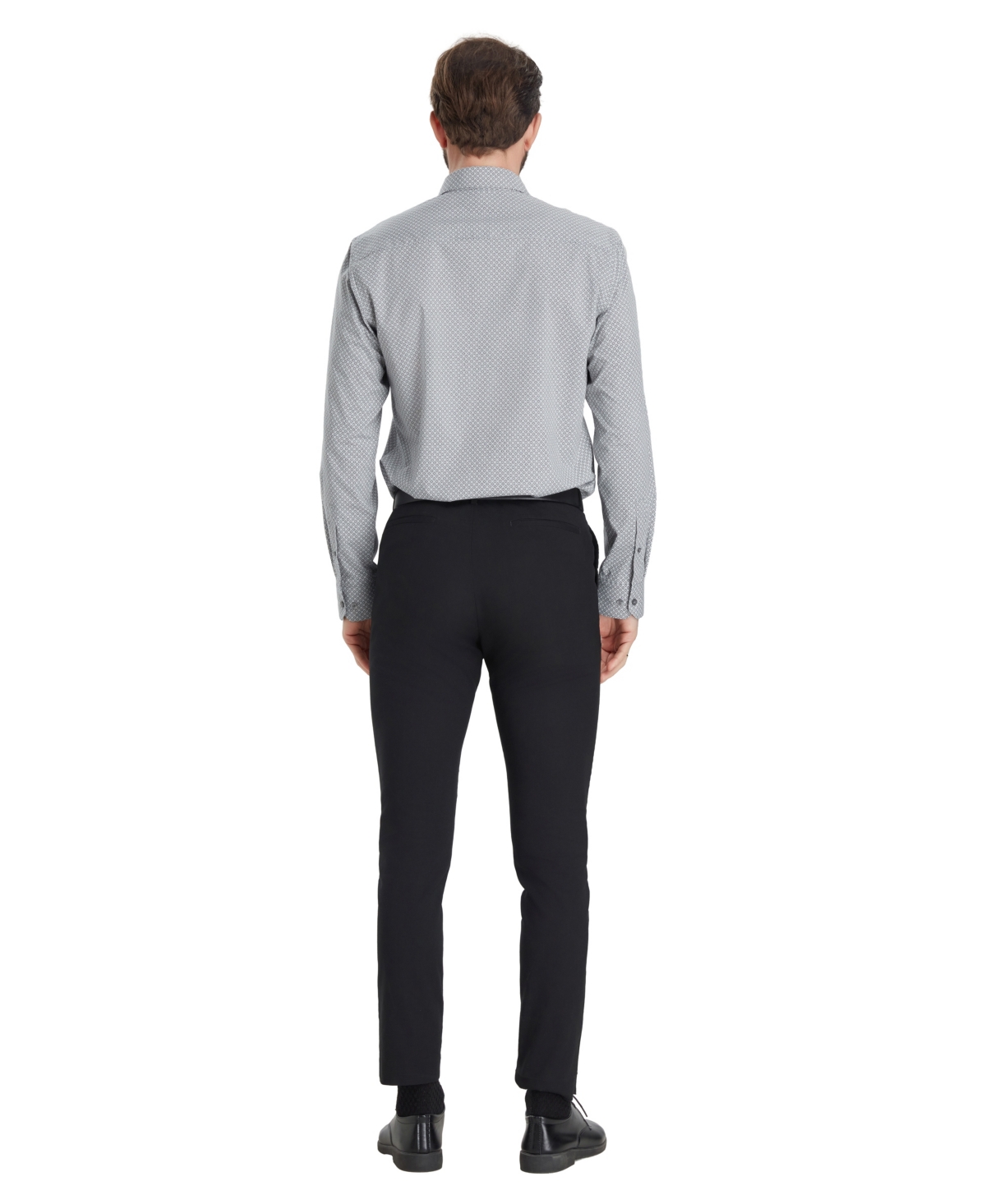 Alfani Men's Geometric Print Slim-Fit Dress Shirt, Macy's Exclusive