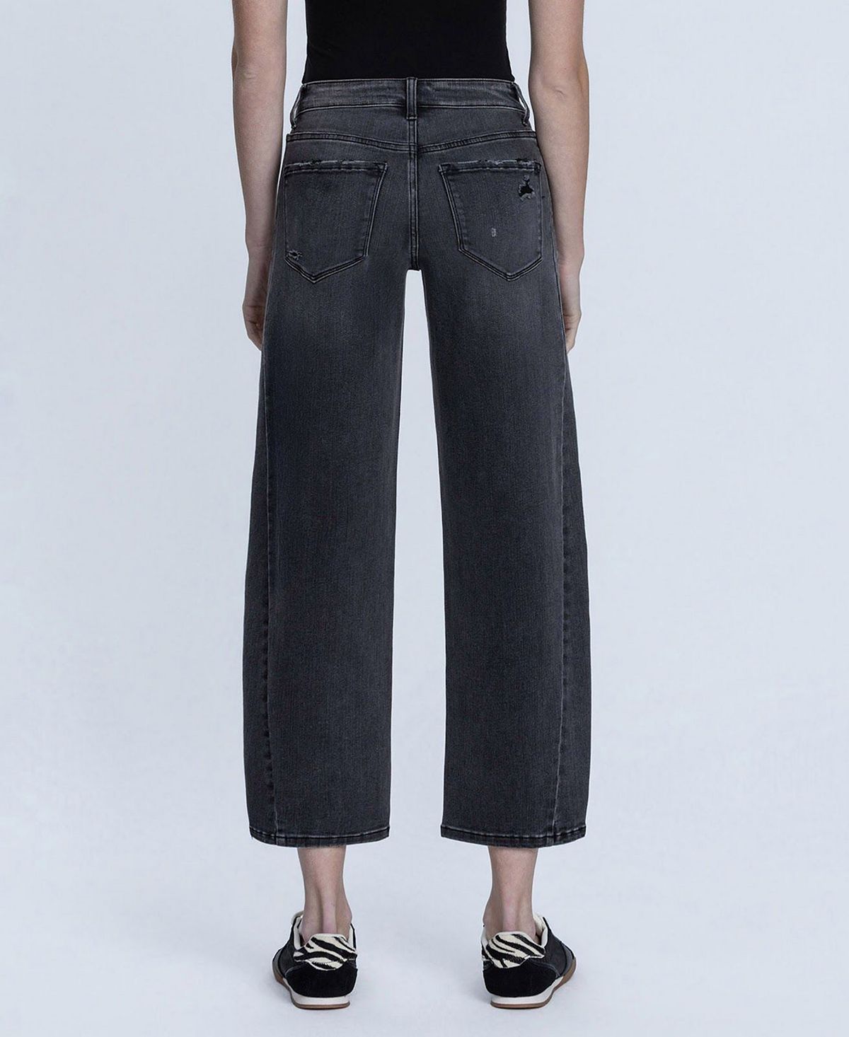 Flying Monkey Women's Super High Rise Mild Barrel Jeans view 5 — MAYCSS fashion products