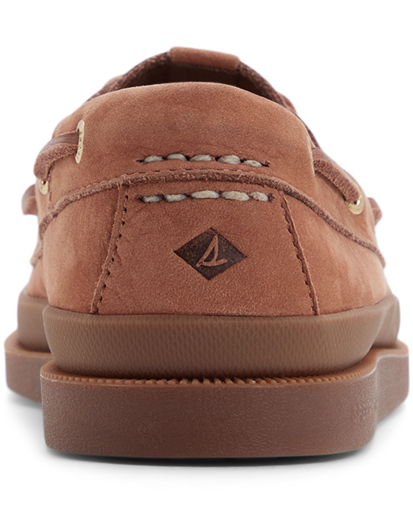 Женские туфли Sperry Authentic Original Two-Eye Mudguard Round Toe Boat, цвет: Amaretto — фото 3