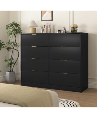  8-Drawer Dresser for Bedroom, Modern Wood Chest, Organizer for Living Room/Closet