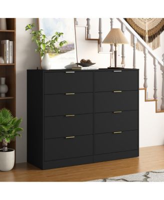  8-Drawer Dresser for Bedroom, Modern Wood Chest, Organizer for Living Room/Closet