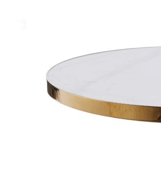 Streamdale 31.5" Mid-Century Modern Pedestal Table - Dining/Coffee Table for 4-6, MDF