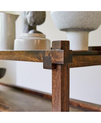 Arko bookcase in solid mango wood