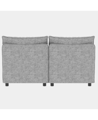 Modular Sectional Sofa with Storage and Sleeper Function