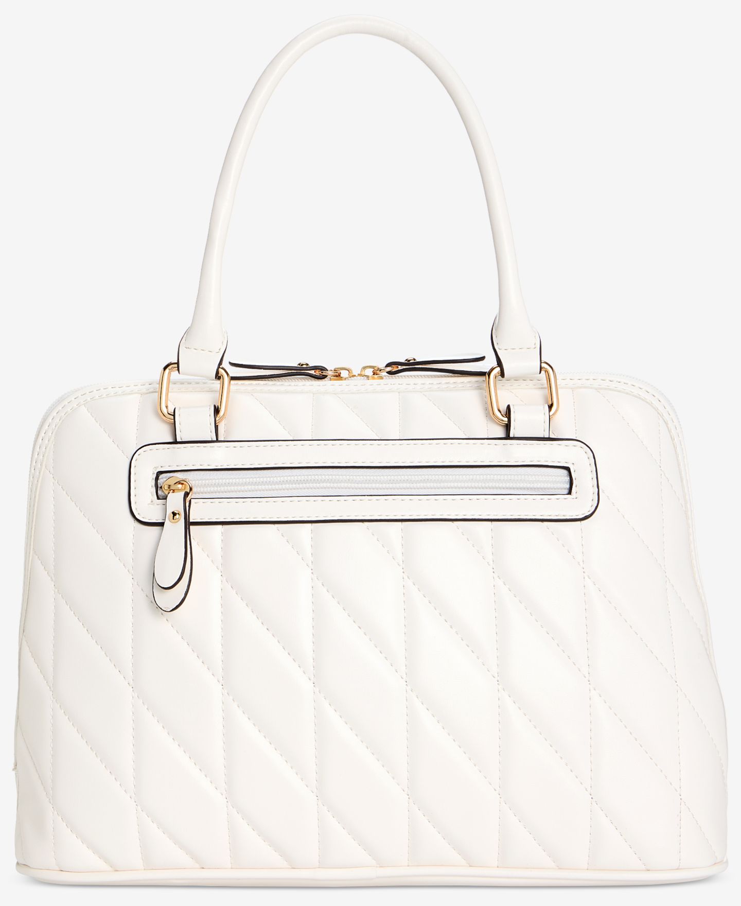 Женская сумка Giani Bernini Quilted Dome Satchel, цвет: Bright Whi — фото 5