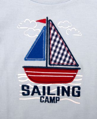 Baby Boys' Sailboat Crewneck T-Shirt and Shorts, 2-Piece Set